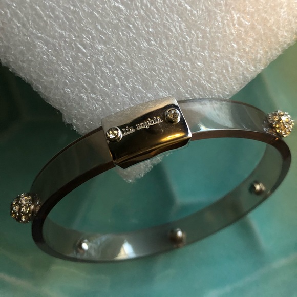 Lia Sophia Glazed Caramel Bangle Bracelet - Picture 2 of 6